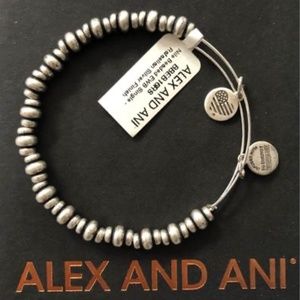 Silver beaded bracelet